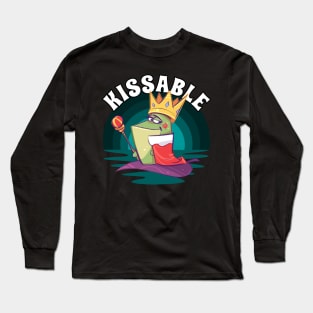 Frog Prince Kissable Long Sleeve T-Shirt